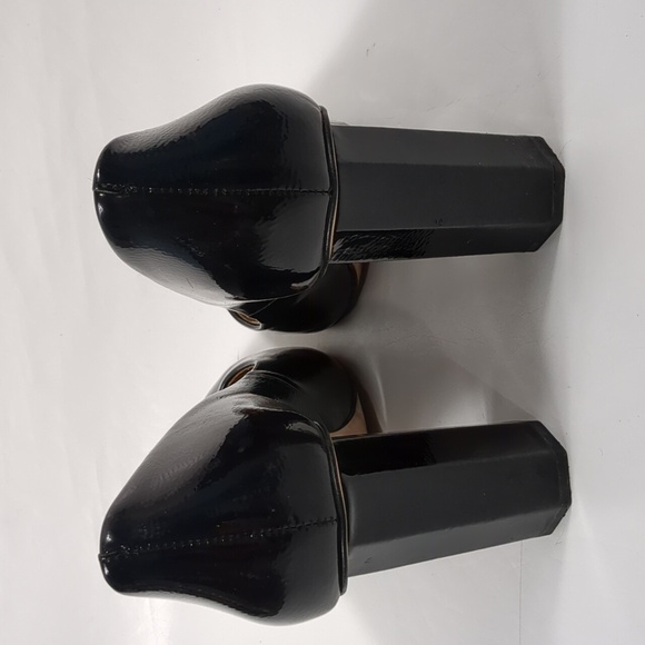 Louise et Cie Landon Block Heel Pumps Black Size 10 - Picture 4 of 8